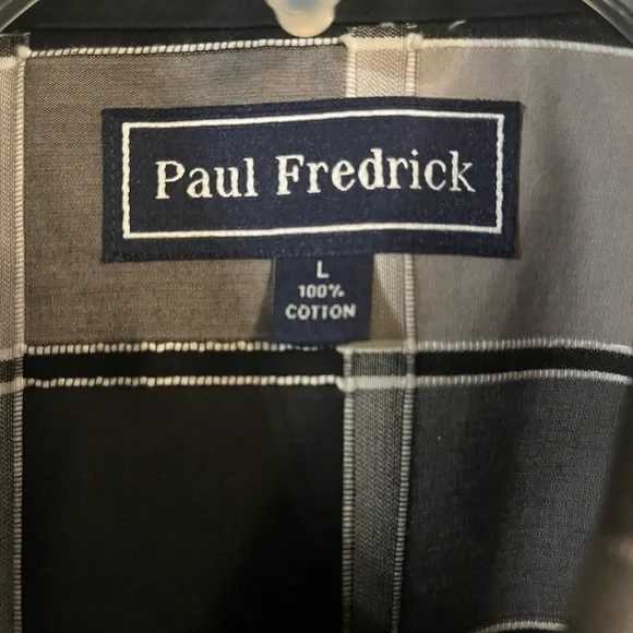 Paul Fredrick Casual long sleeve shirt Size L - Picture 3 of 8